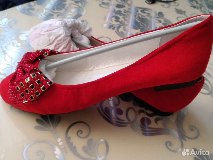 Балетки натуральная кожа 41 размер