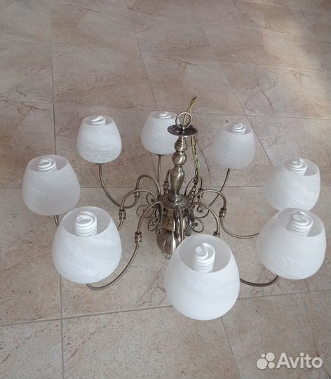 Люстра потолочная бу