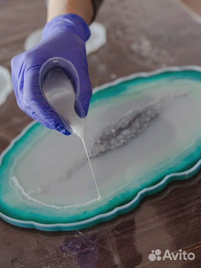 Мастер-класс по эпоксидной смоле и посуде