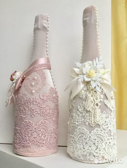 Бархатные чехлы на бутылки