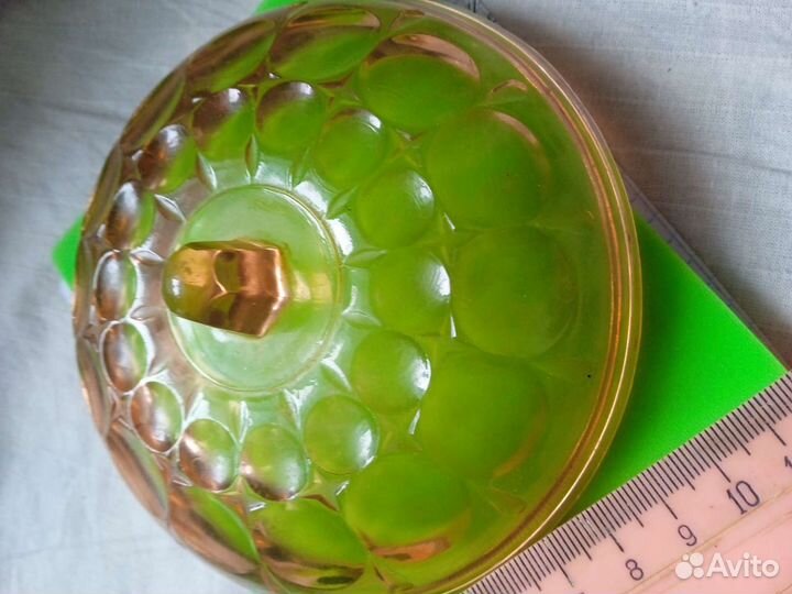 Крышечки стекло и фарфор, 10 штук