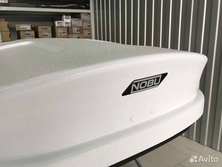 Автобокс на крышу Nobu Cross 380л.(белый) в Самаре