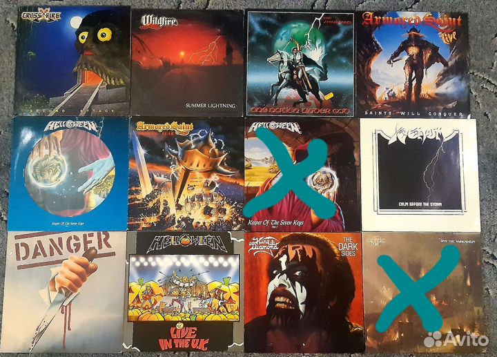 Оригиналы Helloween King Diamond Venom Celtic