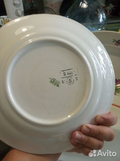 Блюдо, большие тарелки СССР зик