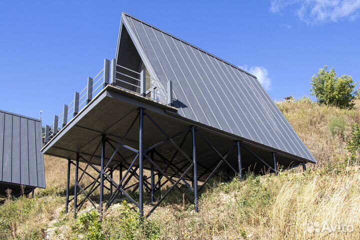 Винтовые сваи для дома с фундаментом 5 х 8 метров