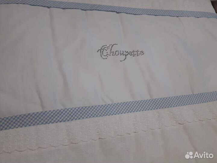 Бортики в кроватку для мальчика choupette