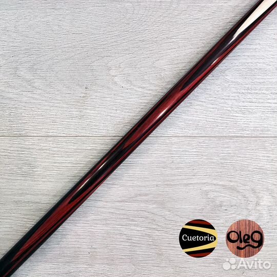 Цельный кий Олега Пономарева из палисандра