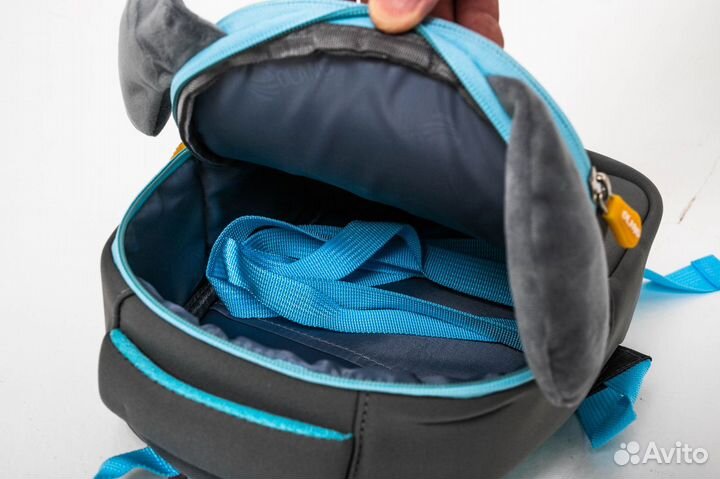 Рюкзак ребенку Щенок серый