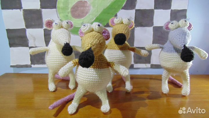 Вязаная крыска