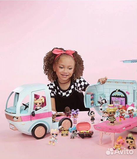 Автобус лол серебро (lol surprise glamper)