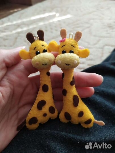 Жираф - брелок. Сувенир. Ручная работа