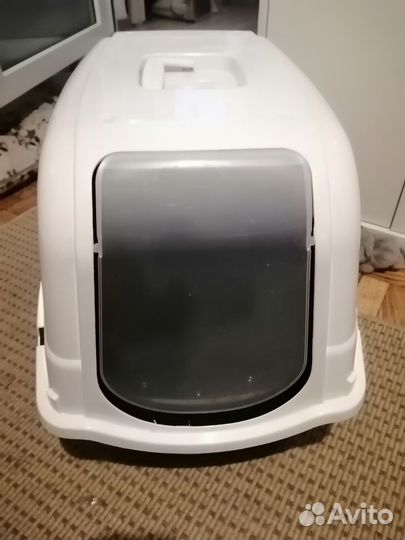 Закрытый лоток для кошек большой