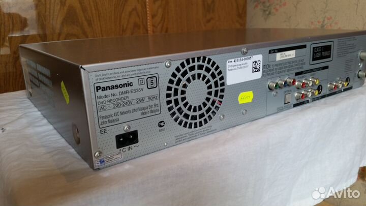 DVD/VHS-рекордер Panasonic DMR-ES35V(стерео-комбо)