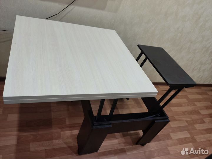 Стол трансформер журнальный обеденный