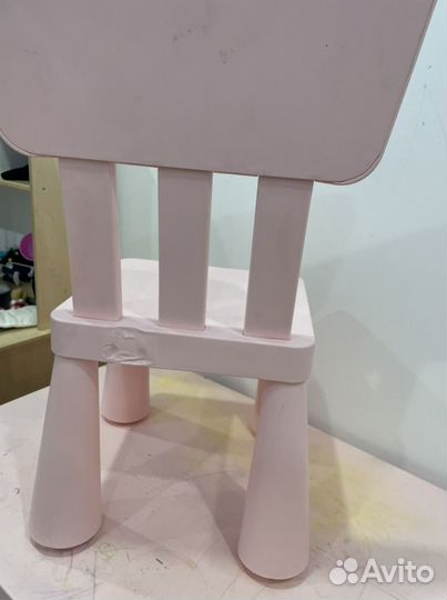 Стол + стул детский IKEA б/у