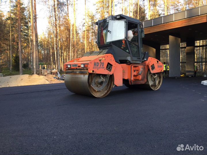 Асфальтирование, укладка асфальта