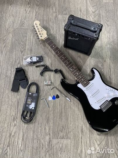 Электрогитара с комбиком (комплект)