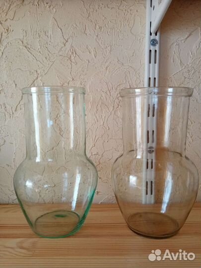 Советская стеклянная крынка