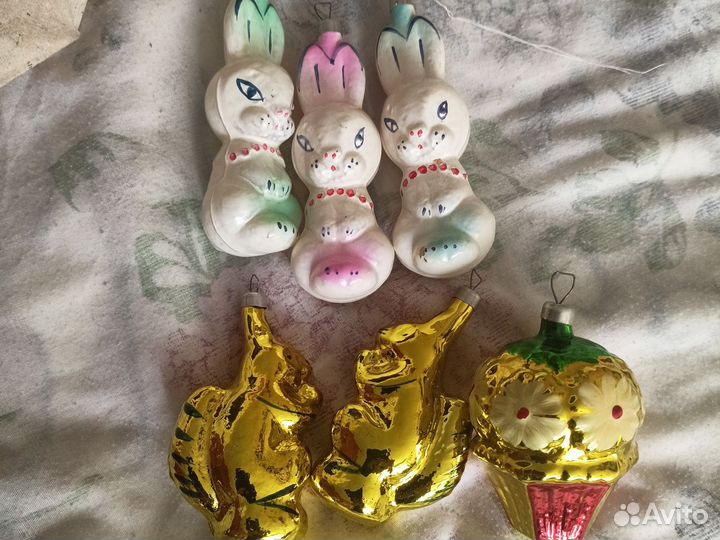 Новогодние игрушки СССР для Татьяны