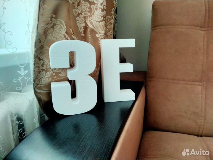 Объемные буквы и цифры