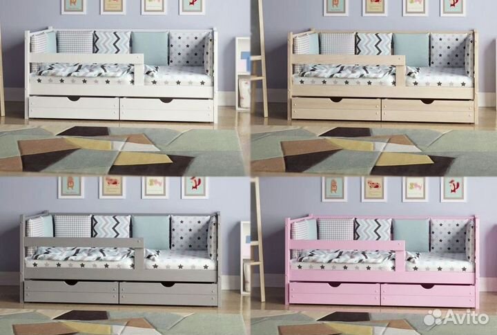 Детская кровать софа из массива