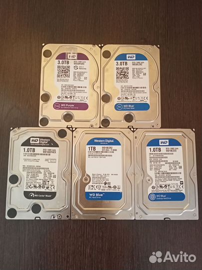 HDD 1,2,3,4TB(100% здоровье)