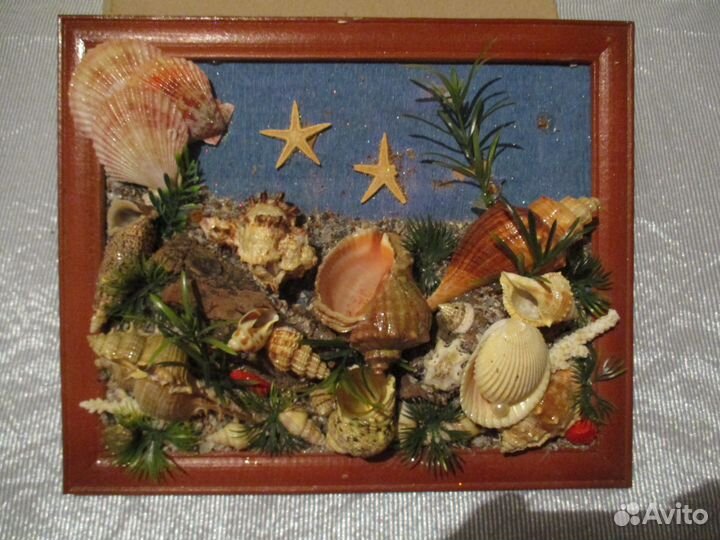 Декоративные картины из натуральных раковин