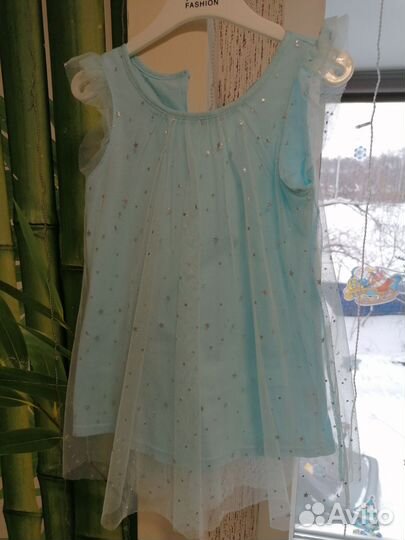 Платье с накидкой для девочки