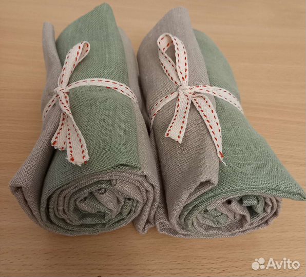 Полотенца кухонные не IKEA лен, хлопок