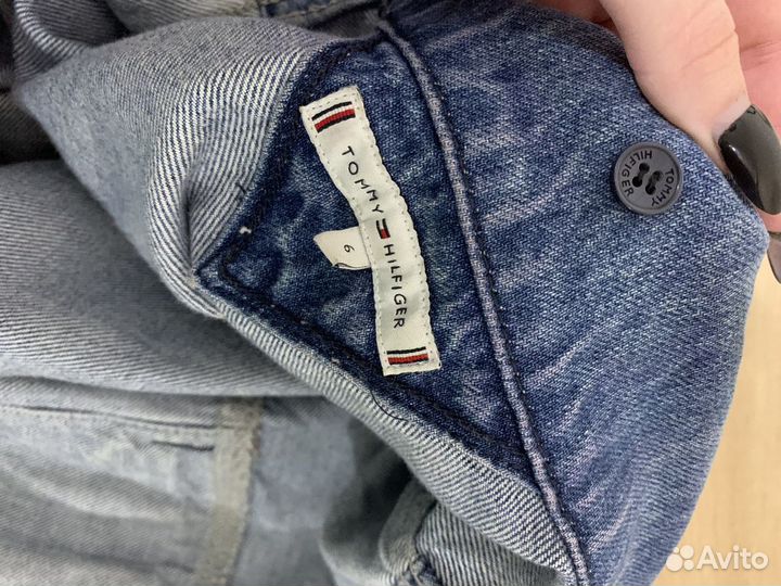 Джинсовая куртка женская tommy hilfiger