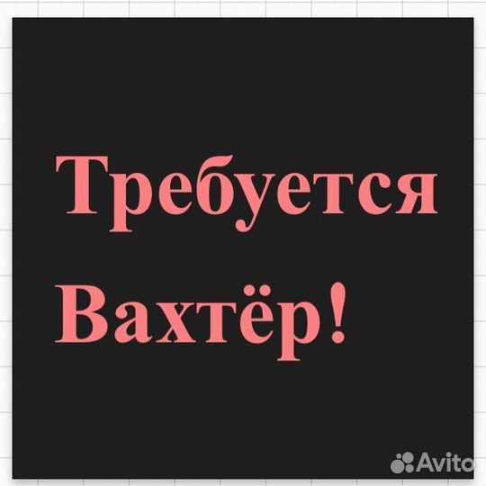 Вахтер с ночным отдыхом (сутки через 3)