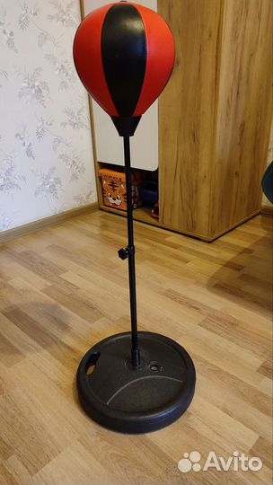 Боксерская груша напольная + перчатки бу