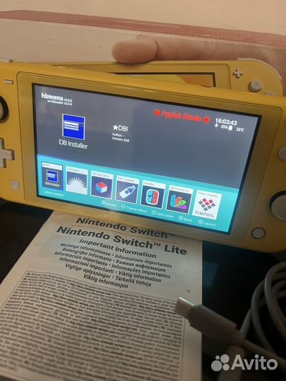 Nintendo switch lite прошитая