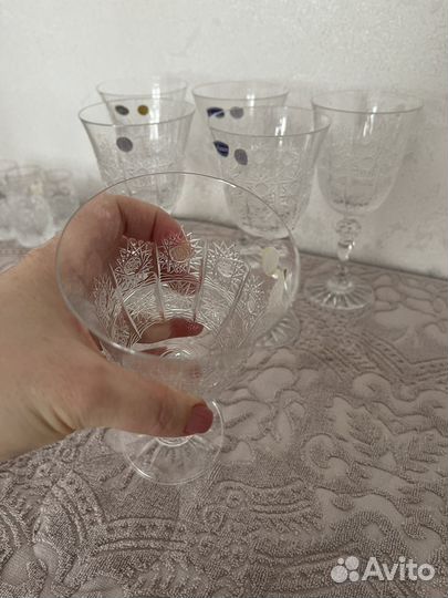 Графин со стаканами хрусталь