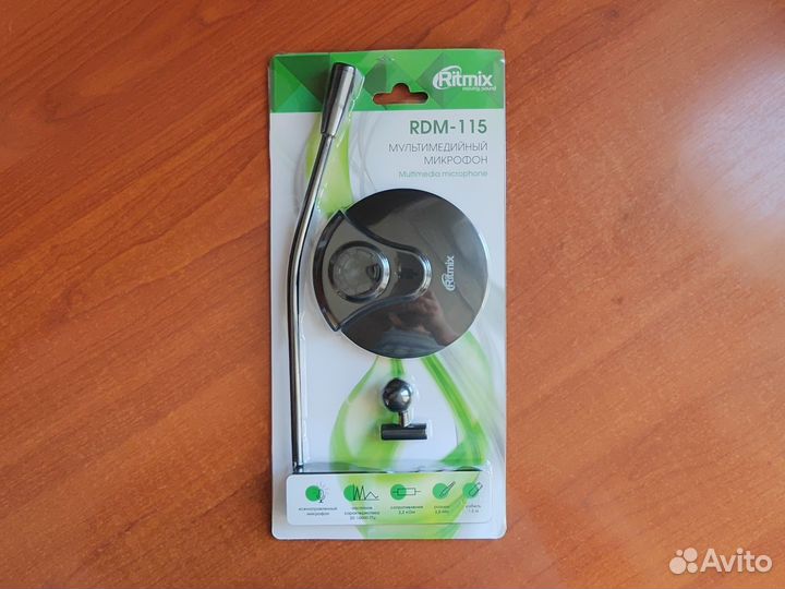 Микрофон мультимедийный Ritmix RDM-115