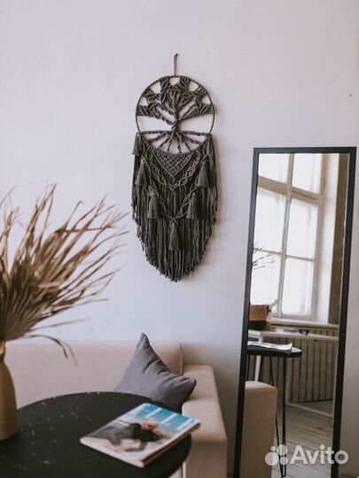 Древо жизни, настенный декор макраме