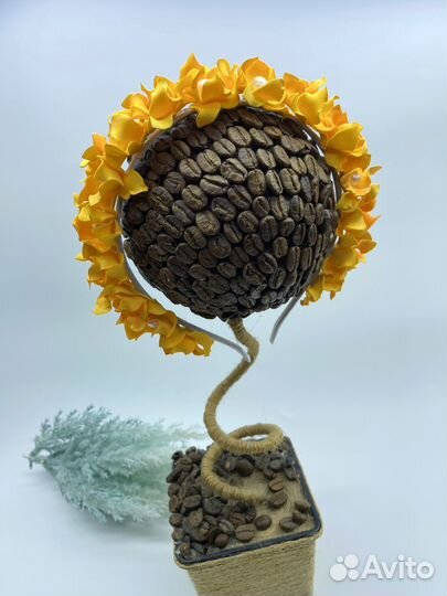 Осенний ободок с цветами