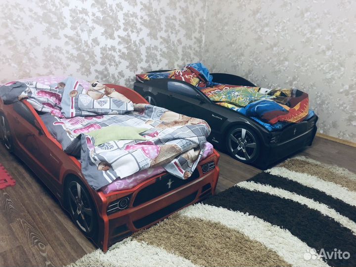 Детская кровать машина Мустанг в наличии в Перми