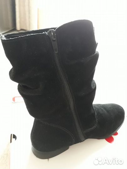 Сапоги замшевые размер 35-36
