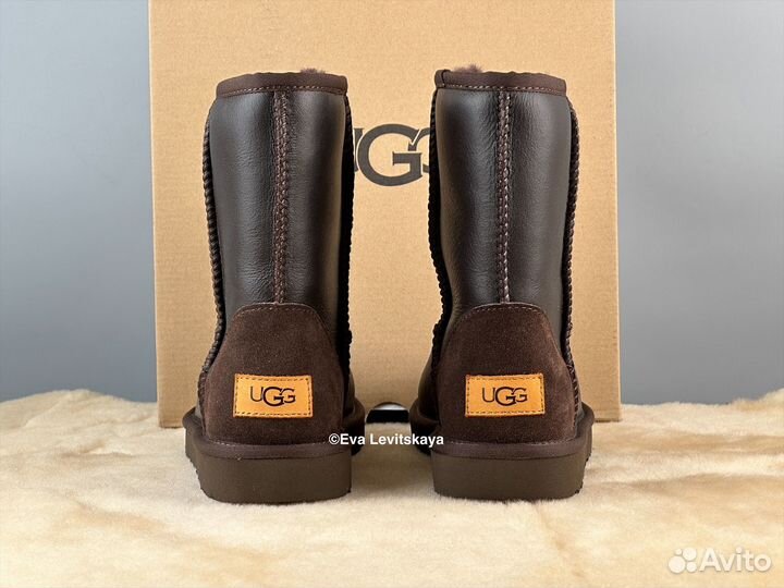 Угги женские Ugg Classic Short Metallic Choco