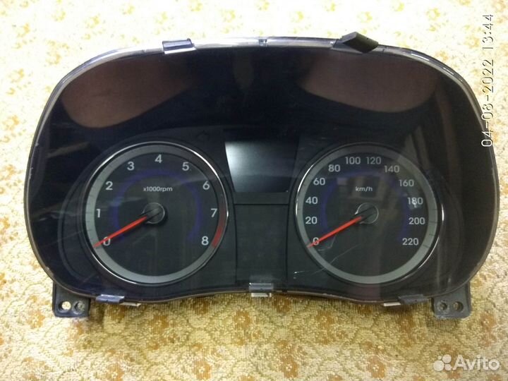 Панель приборов на Хендай Солярис 2015 года АКПП
