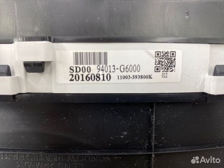 Панель приборов Kia Picanto 3 G3LA 2018-2022