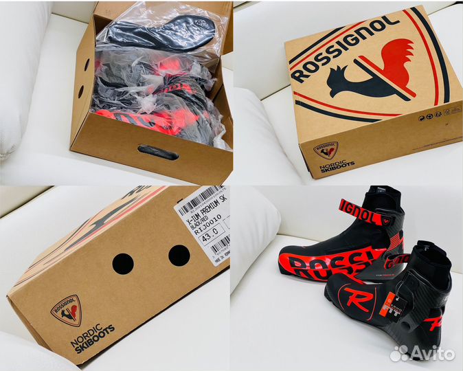 Лыжные ботинки rossignol новые