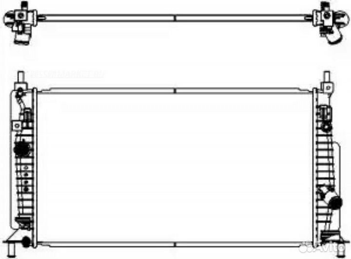 Sakura 33018505 Радиатор системы охлаждения
