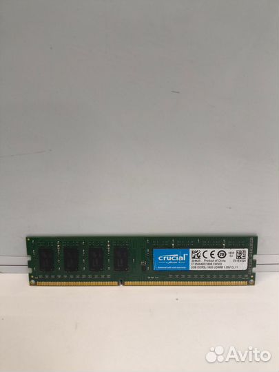 Оперативная память Crucial DDR3L 2048/12800/1600