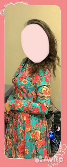 Платье макси,новогоднее