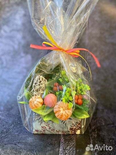 Подарок на новый год - букет из мыла