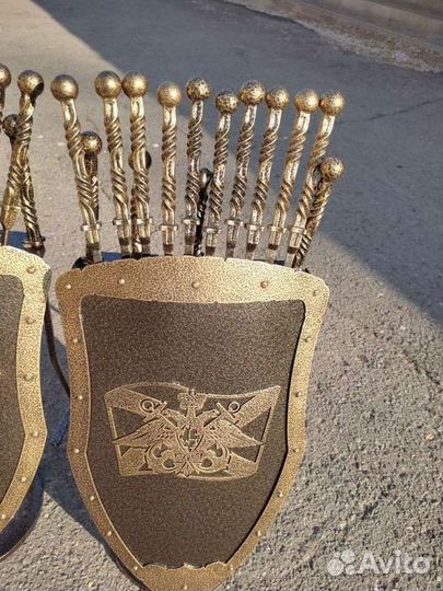 Подарок на день вмф и вдв подставка под шампура