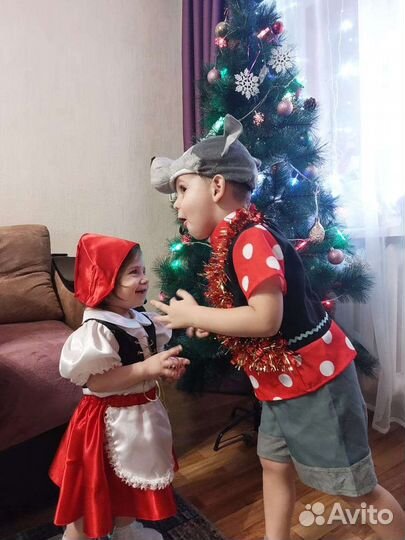 Костюм красной шапочки и волка