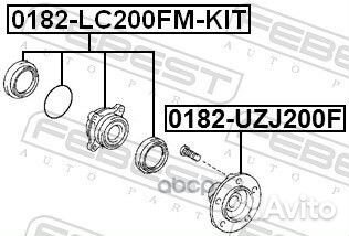 Ступица колеса (комплект) перед прав/лев 01